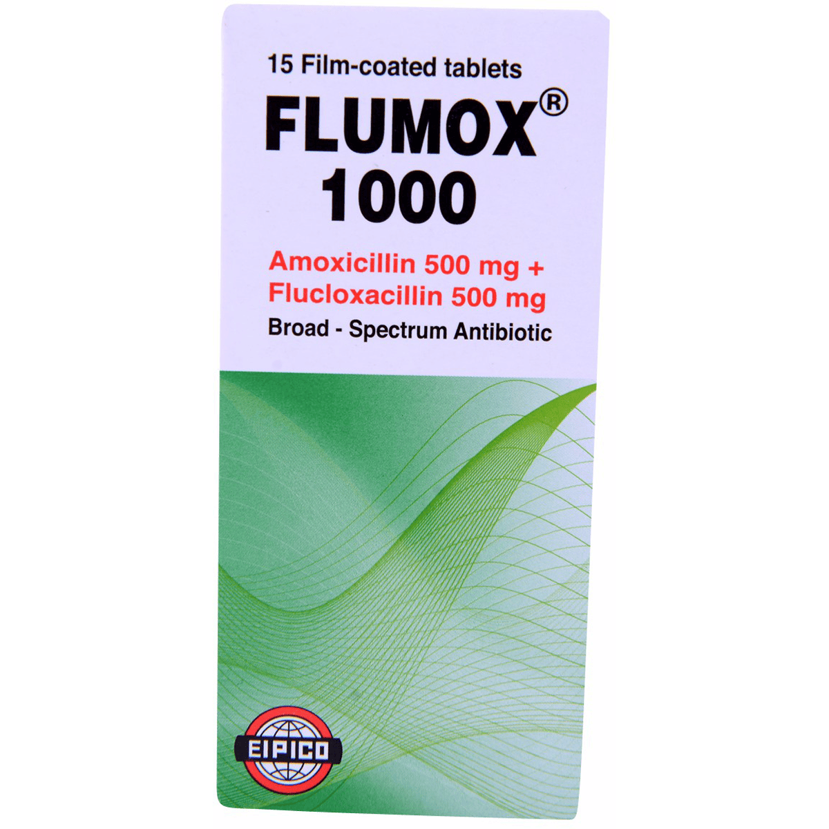 Flumox 1000mg (500 + 500) 15 Film Coated Tablets image number 0