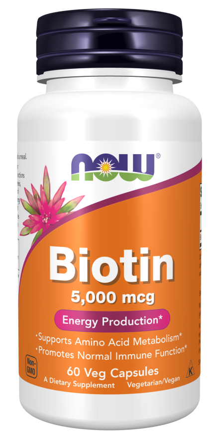 Now Biotin 5000&micro; 60 Capsule image number 0