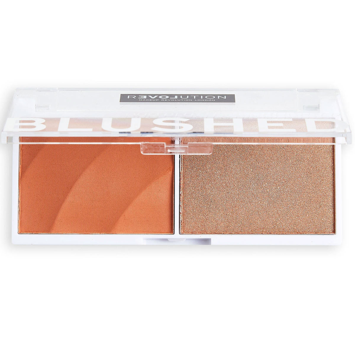 Revolution Duo Blush and Highlighter Blushed Queen image number 0