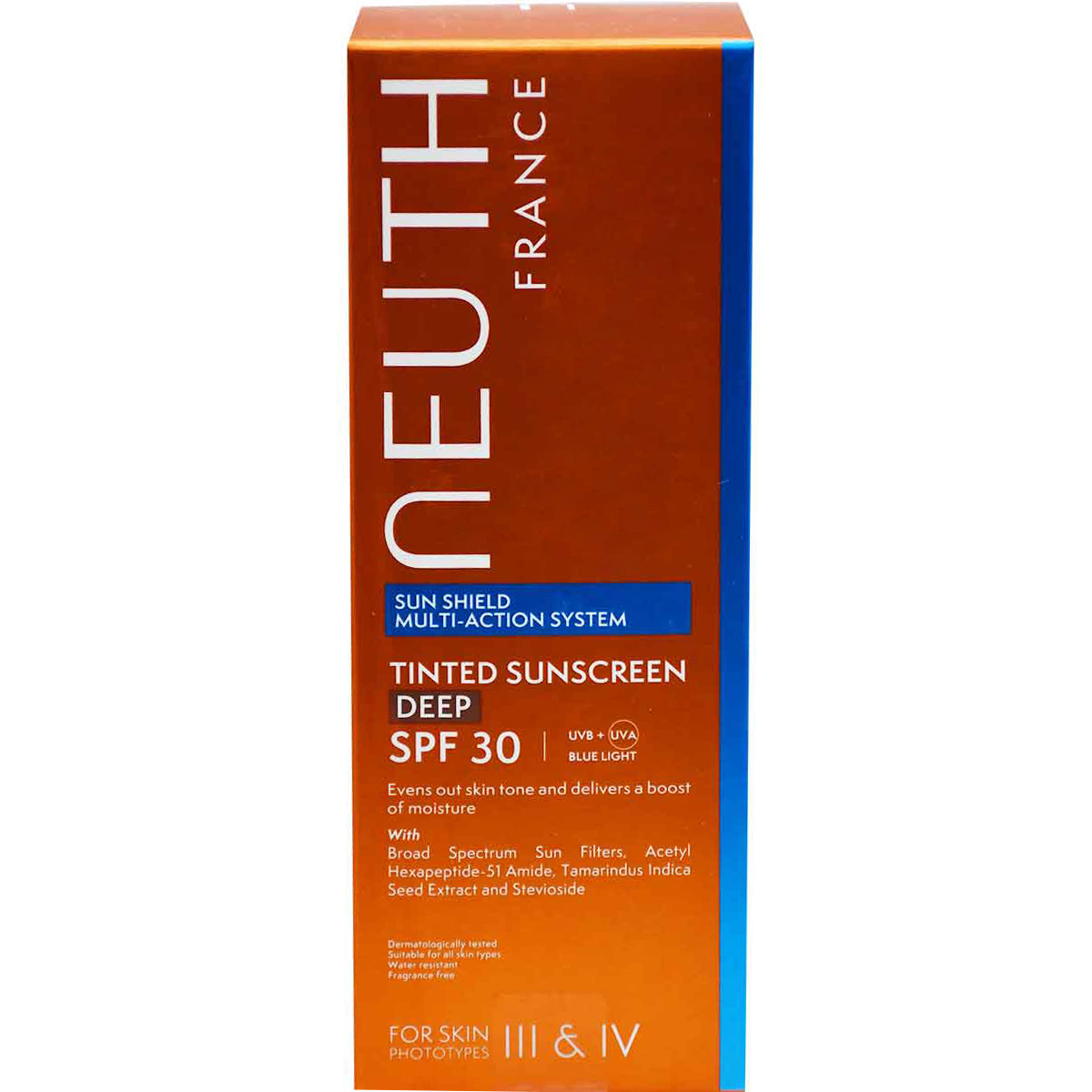 Neuth Tinted Sun Screen SPF(30) Deep Cream 50ml image number 0