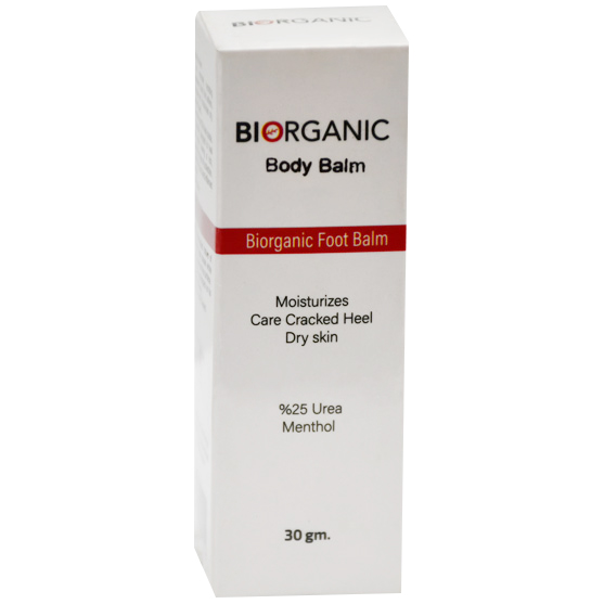 Biorganic Foot Balm For Moisturizing Cracked Heel 30gm image number 0