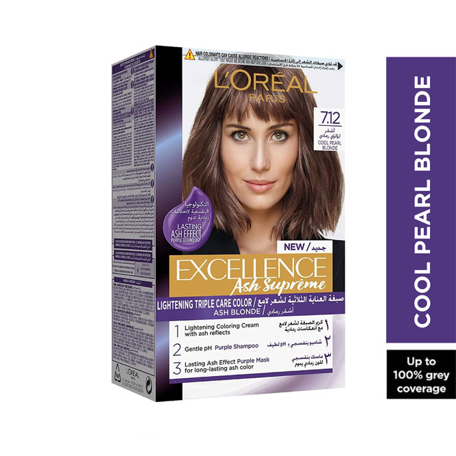 Loreal Excellence Ash Supreme Cream/7.12 image number 0
