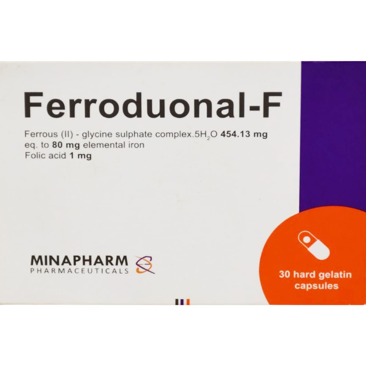 Ferroduonal  F 30 Hard Gelatin Capsules image number 0