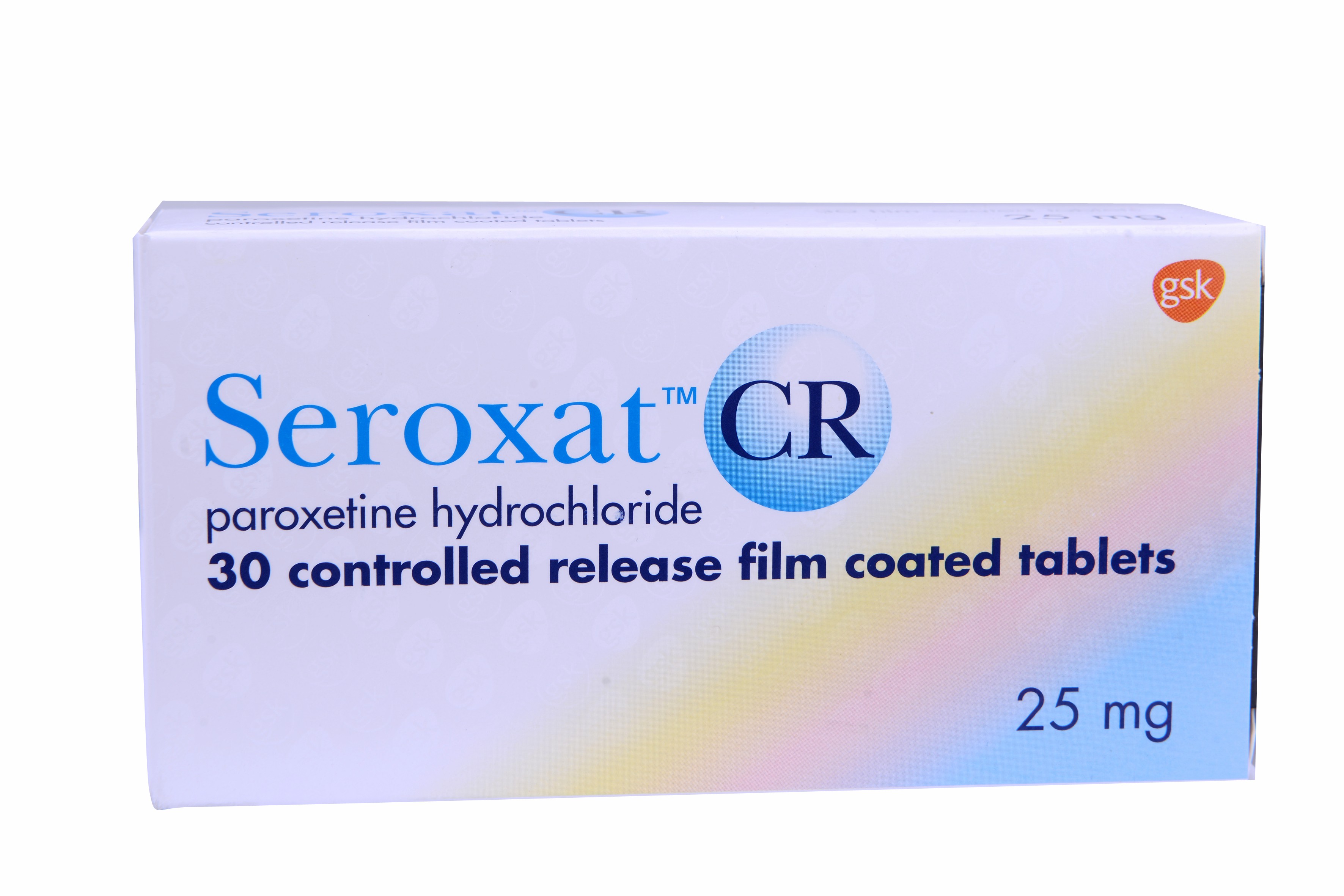 Seroxat 25mg Cr 30 Tablets image number 0