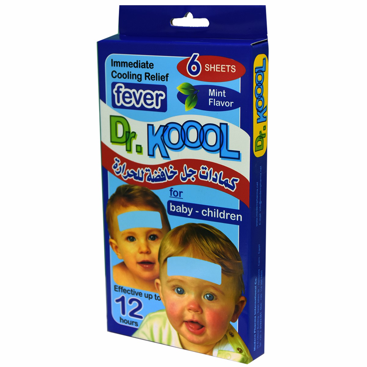 Cooling Gel Dr.Koool (Infant /Children) Mint 6Sheet image number 0