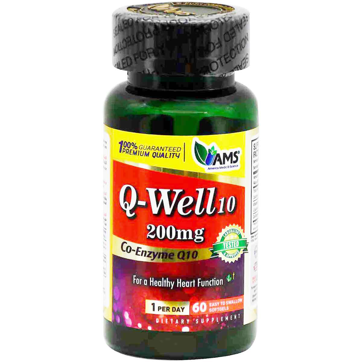 Q Well 10 - 200 mg 60 Softgels image number 0