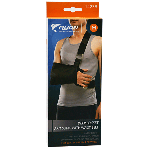 Flyon Deep Pocket Arm Sling With Waist Belt Medium /1423b image number 0