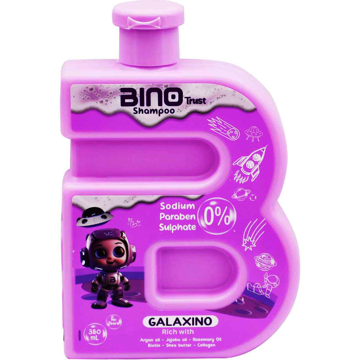 Binotrust Shampoo Sulphate-Free Galaxino 350 ml image number 0