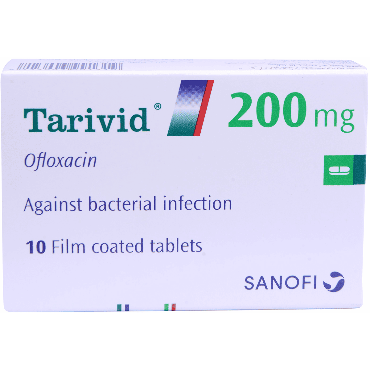 Tarivid 200mg 10Scored Tab image number 0