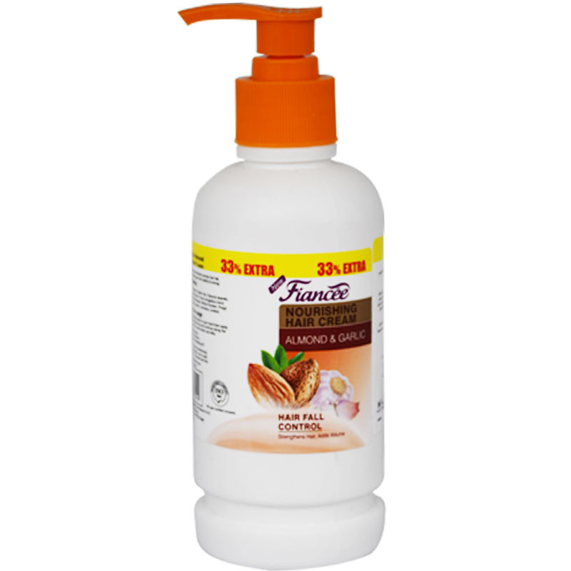 Fiancee Almond and Garlic Nourishing Hair Cream 240ml (Offer Pack) image number 0