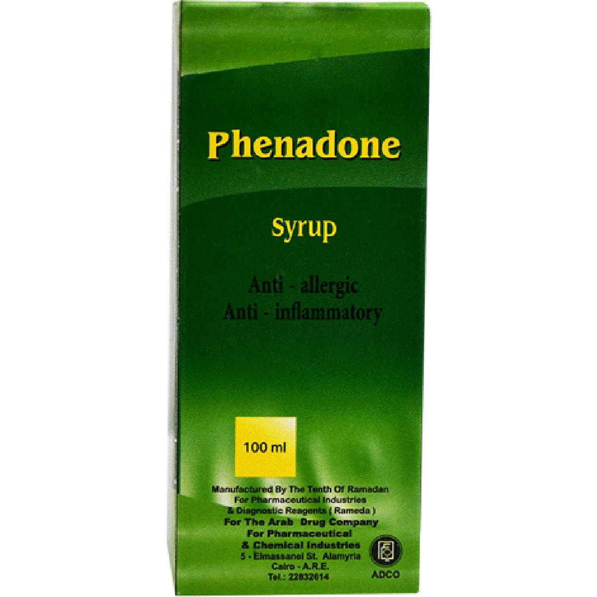 Phenadone Syrup 100ml image number 0