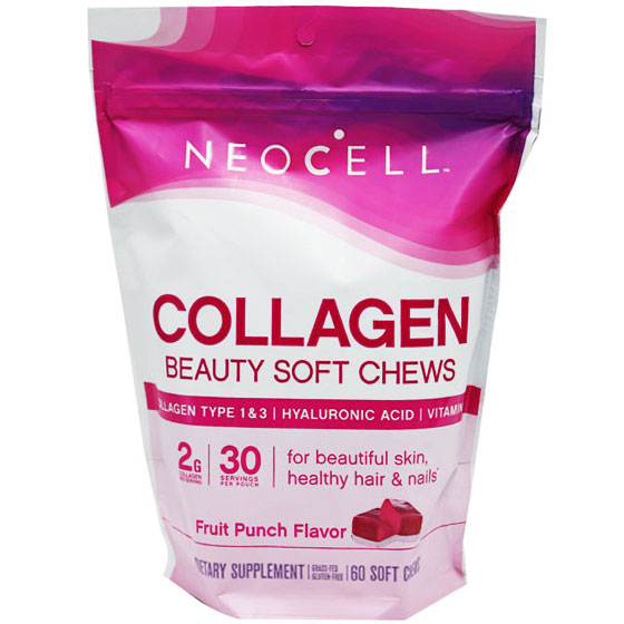 Neocell Collagen (Fruit Punch Flavor) 60 Soft Chewes image number 0