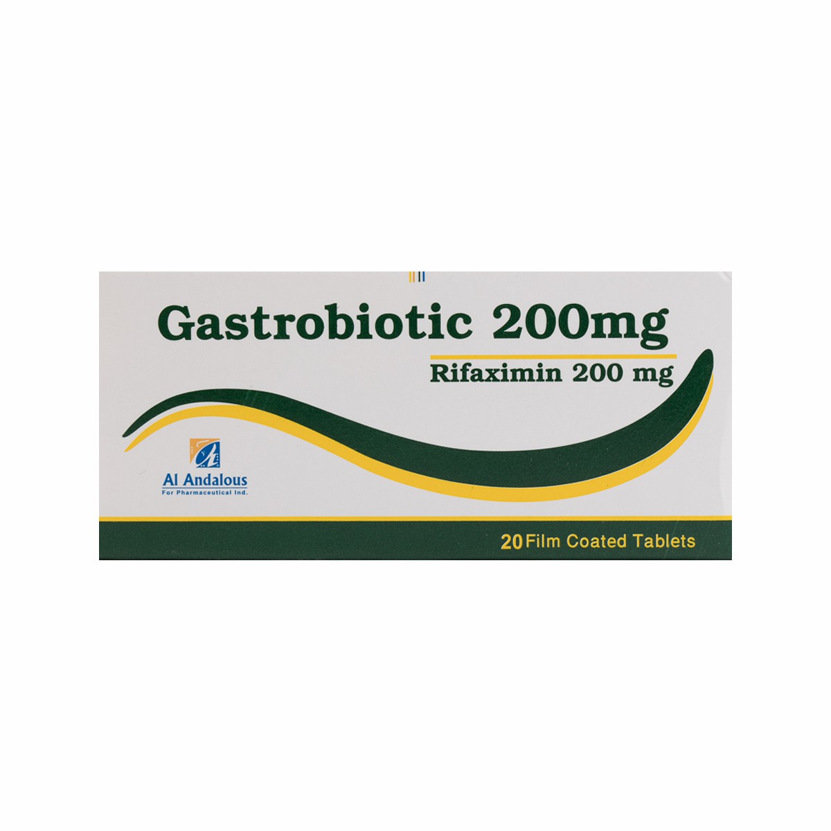 Gastrobiotic 200mg 20 Film Coated Tablets image number 0