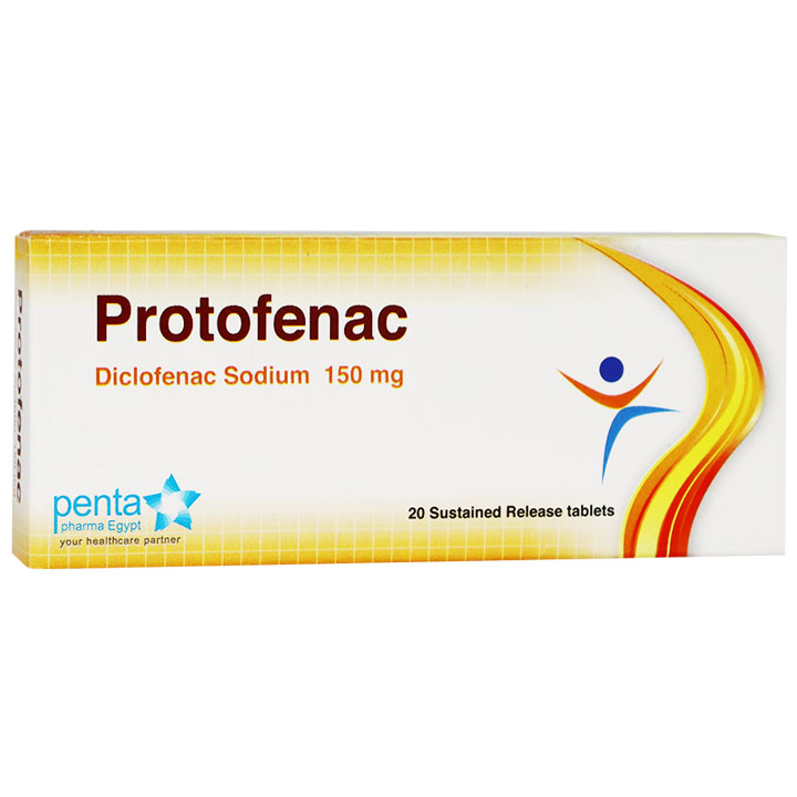 Protofenac 150mg 20 Sustained Release Tablets image number 0