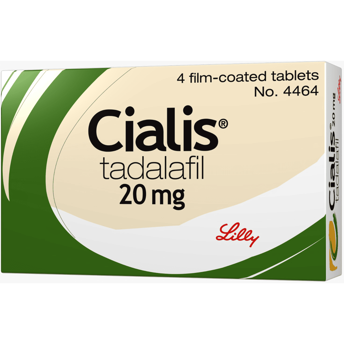Cialis 20mg 4 Film Coated Tablets image number 0