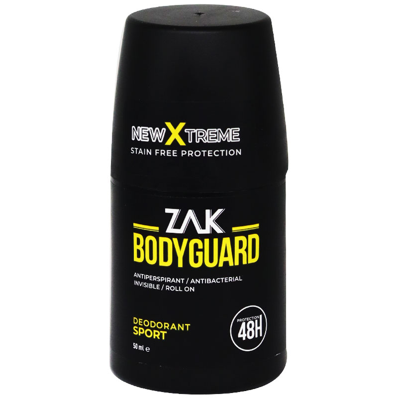 Zak Bodyguard Sport Deodorant Roll On for Men 50ml image number 0