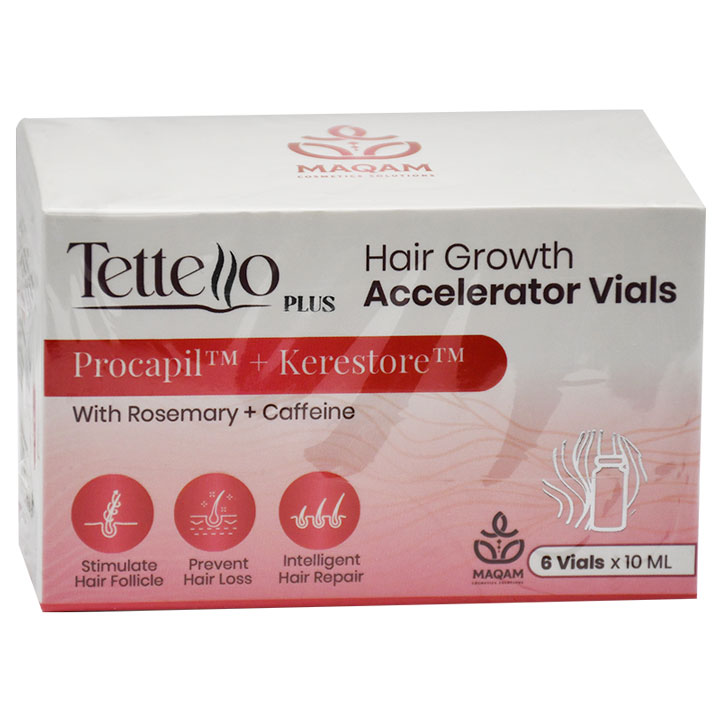 Tettello Hair Growth Accelerator Vials 6 x 10ml image number 0