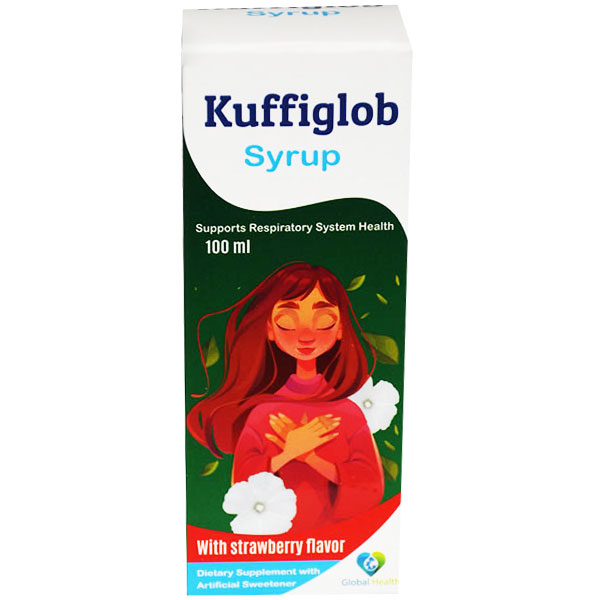 Kuffiglob Straberry Flavor  Syrup 100ml image number 0