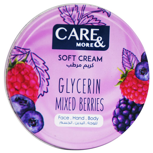 Care & More Glycerin Mixed Berries Soft Cream 75ml image number 0