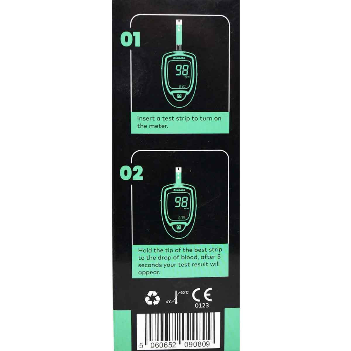 Planet Health Diabeto Blood Glucose Monitor + 25 Strips image number 1