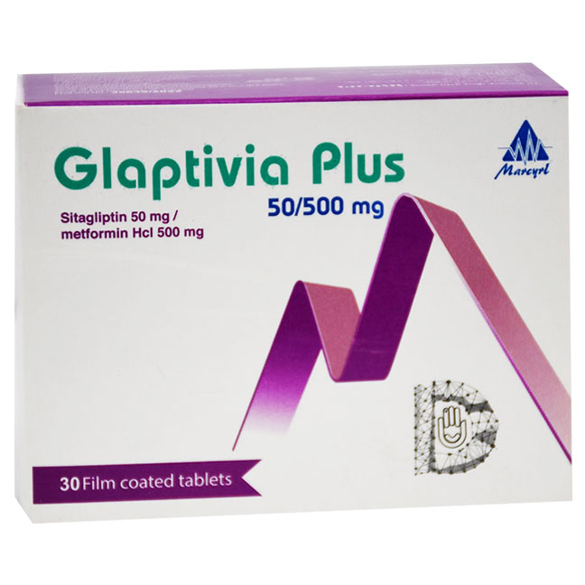 Glaptivia Plus 50/500mg 30 Film Coated Tablet image number 0