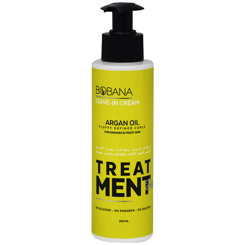 Bobana Hair Treatment Argan Oil Leave In Cream 200ml image number 0