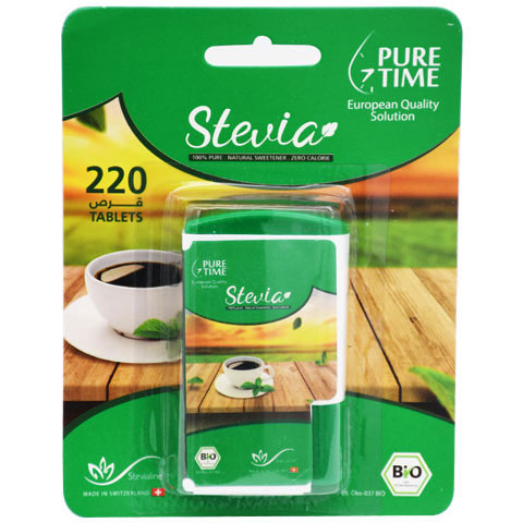 Stevia Pure Time Zero Calorie Sweetener 220 Tablet image number 0