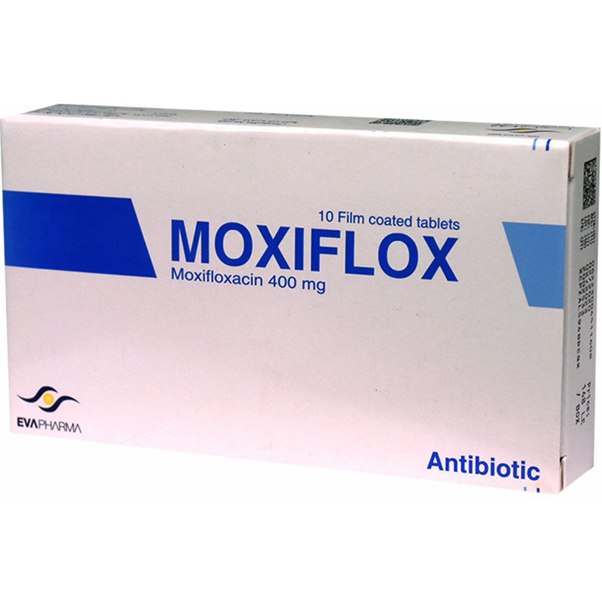 Moxiflox 400mg 10 Film Coated Tablets image number 0