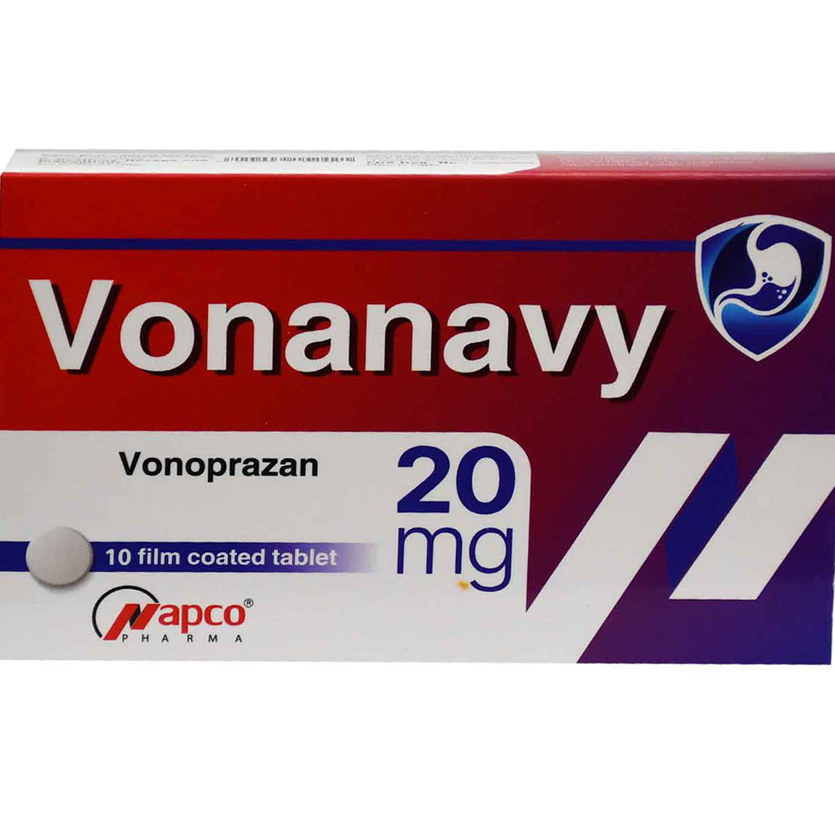 Vonanavy 20 mg 10 Film Coated Tablets image number 0