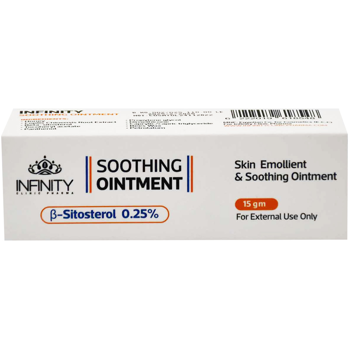 Infinity 0.25% Skin Soothing 15gm Ointment image number 0