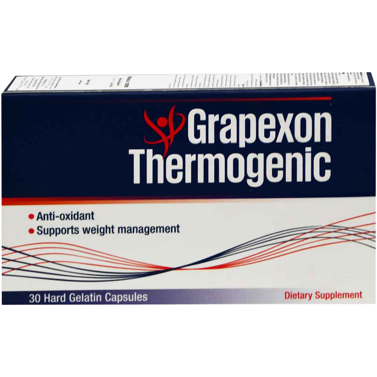 Grapexon Thermogenic 30 Hard Gelatin Capsules image number 0