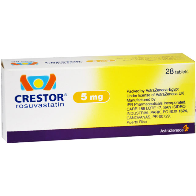 Crestor 5mg 28 Tablets image number 0