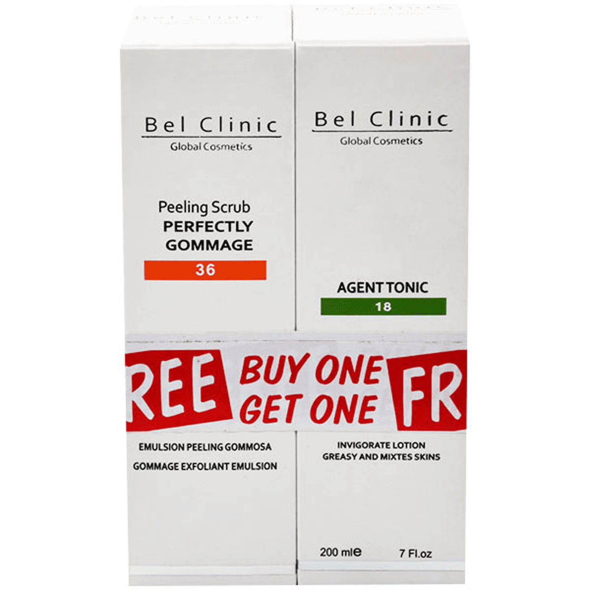 Belclinic (Peeling Scrub + Agent Tonic 200ml) (Offer Pack) image number 0
