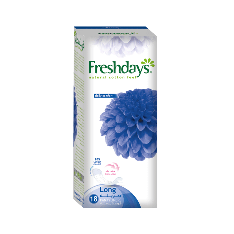 Freshdays Long Panty Liner 18 Pieces image number 0