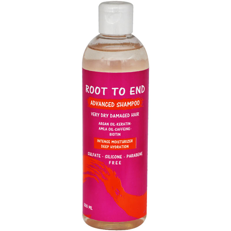 Root To End Advanced Shampoo For Dry and Damaged Hair 500ml image number 0