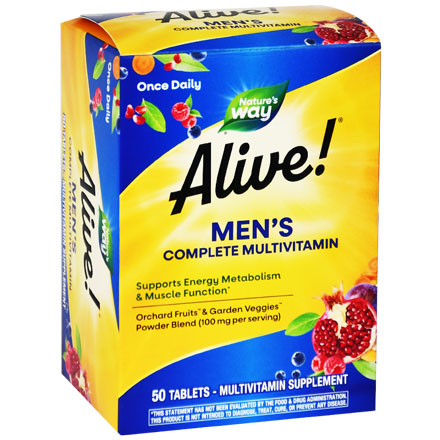 Alive Mens 50 Tablets image number 0
