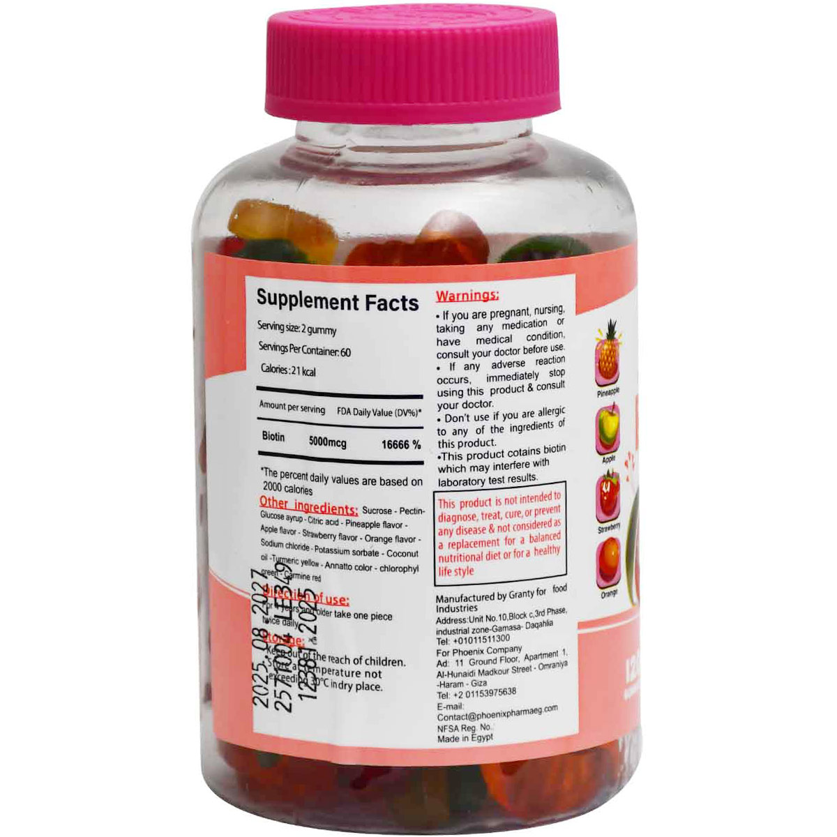 Profi Kids Biotin Multi Flavor 120 Gummis image number 1