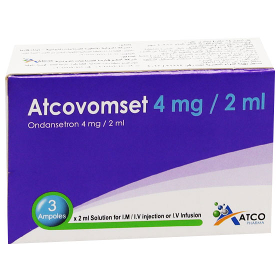 Atcovomset 4mg/2ml 3 Ampoules image number 0