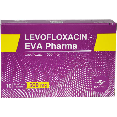 Levofloxacin Eva Pharma 500mg 10 Tablets image number 0