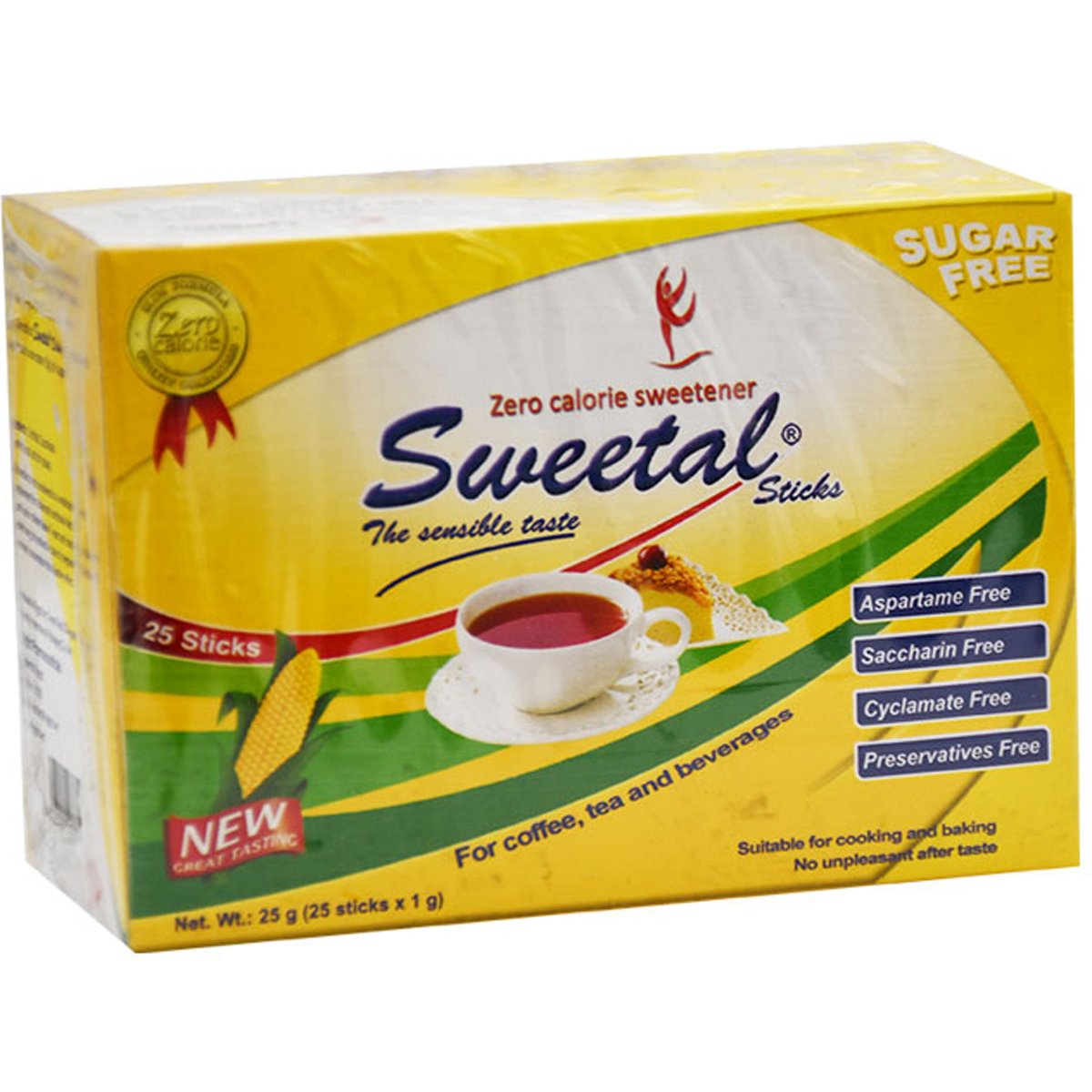 Sweetal Zero Calorie Sweetener 25 Sachets 1gm image number 0