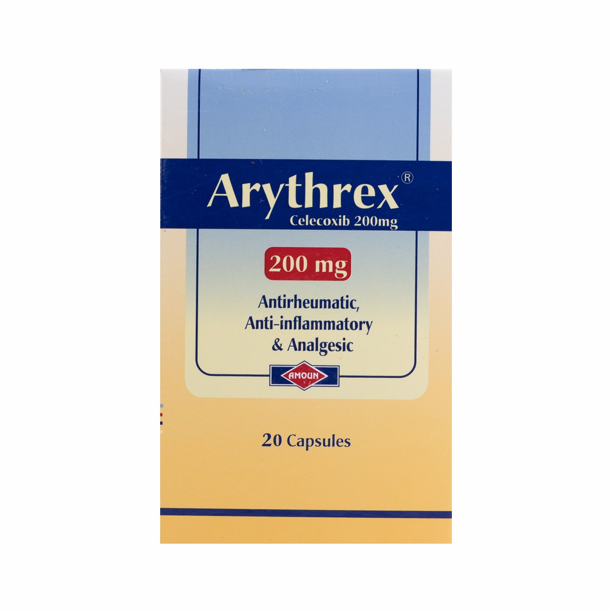 Arythrex 200mg 20 Capsules image number 0