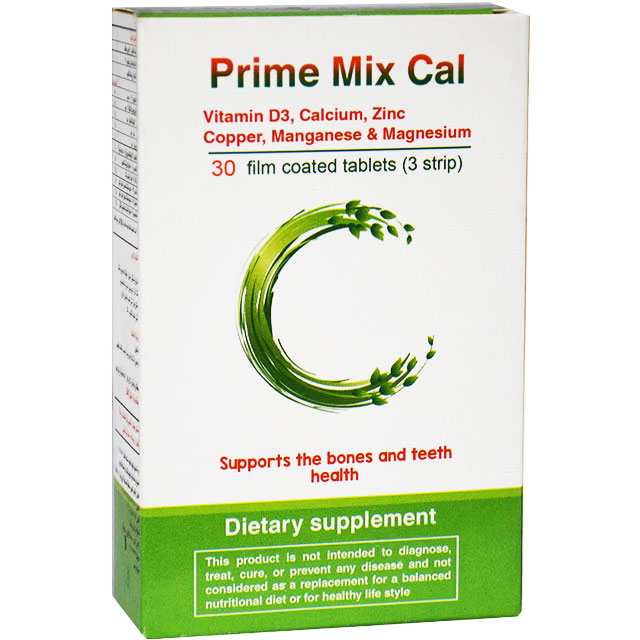Prime Mix Cal 30 Film Coated Tablets image number 0