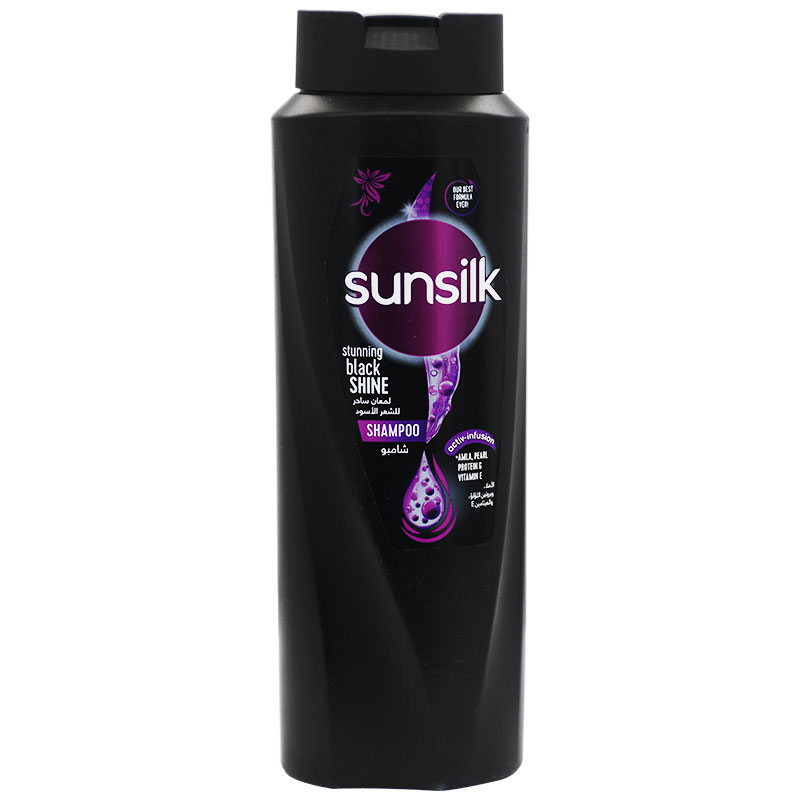 Sunsilk Stunning Black Shine Shampoo 600ml image number 0