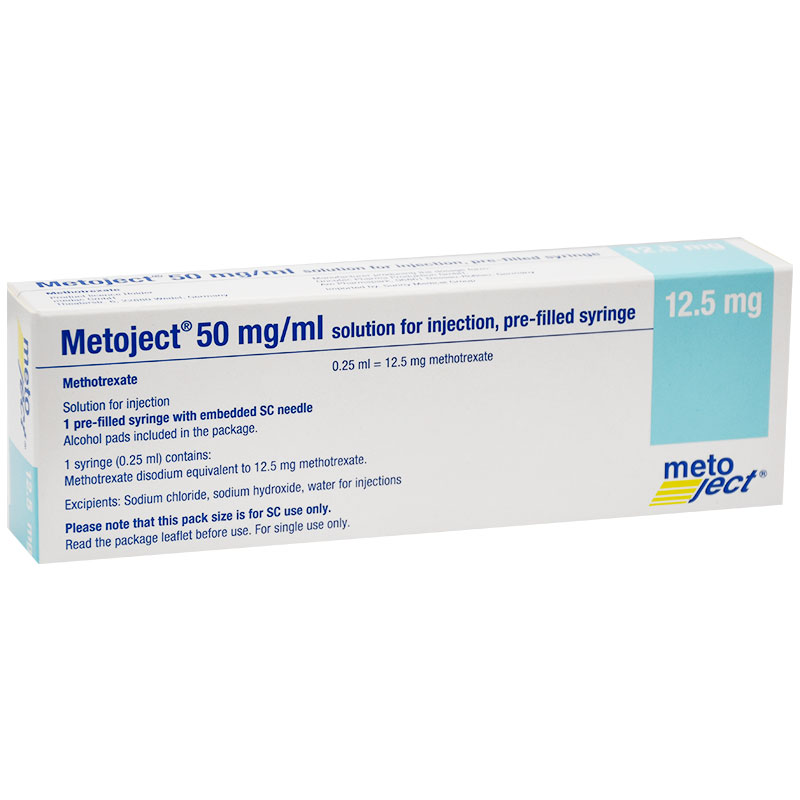 Metoject (12.5mg/0.25ml) (Subcutaneous) 1 Pre-Filled Syringe image number 0