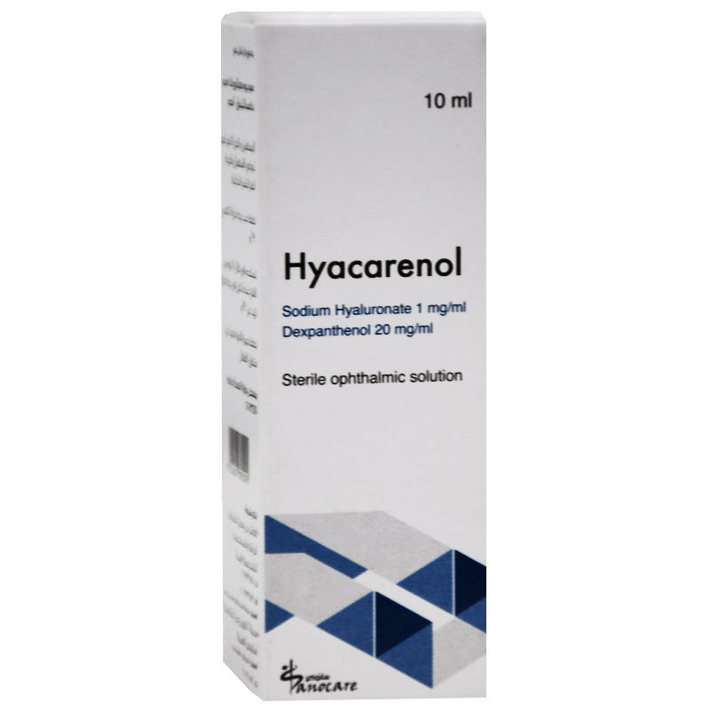 Hyacarenol (1mg+20mg)/ml Eye Drop 10ml image number 0