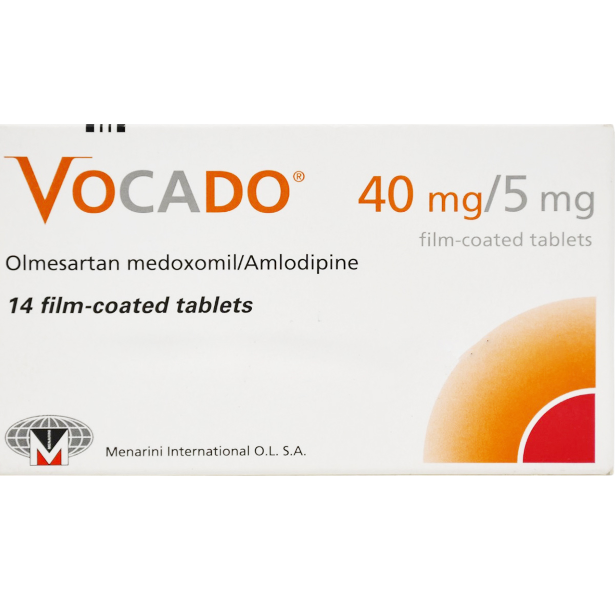 Vocado 40mg/5mg 14 Film Coated Tablets image number 0