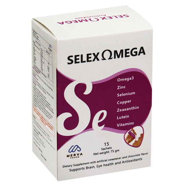 Selex Omega Chocolate Flavor 75gm 15 Sachets image number 0