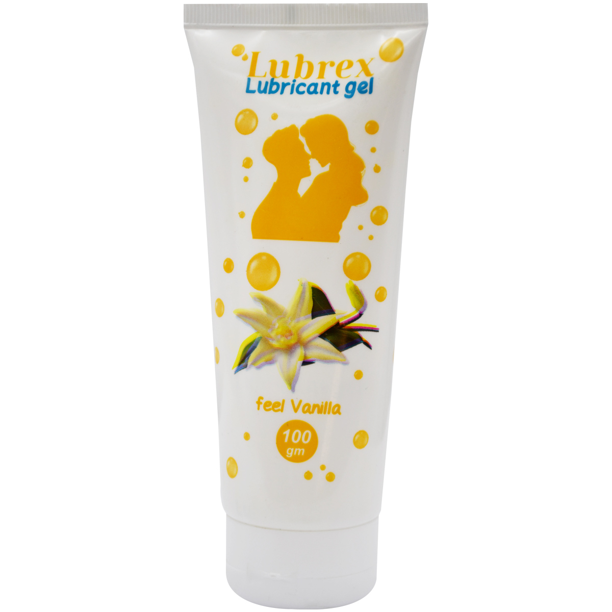 Lubrex Feel Vanilla Flavor Lubricant Gel 100gm image number 0