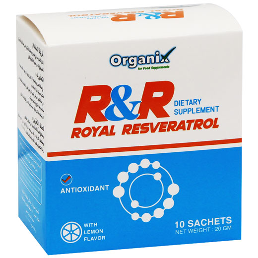 R&R Royal Resveratrol Lemon Flavor 10 Sachets image number 0