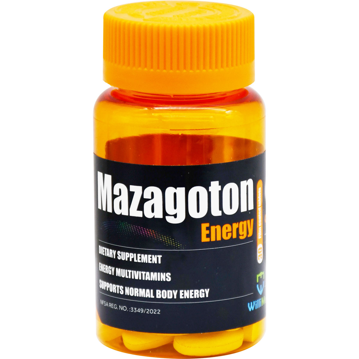 Mazagoton Energy 30 Film Coated Tablets image number 0